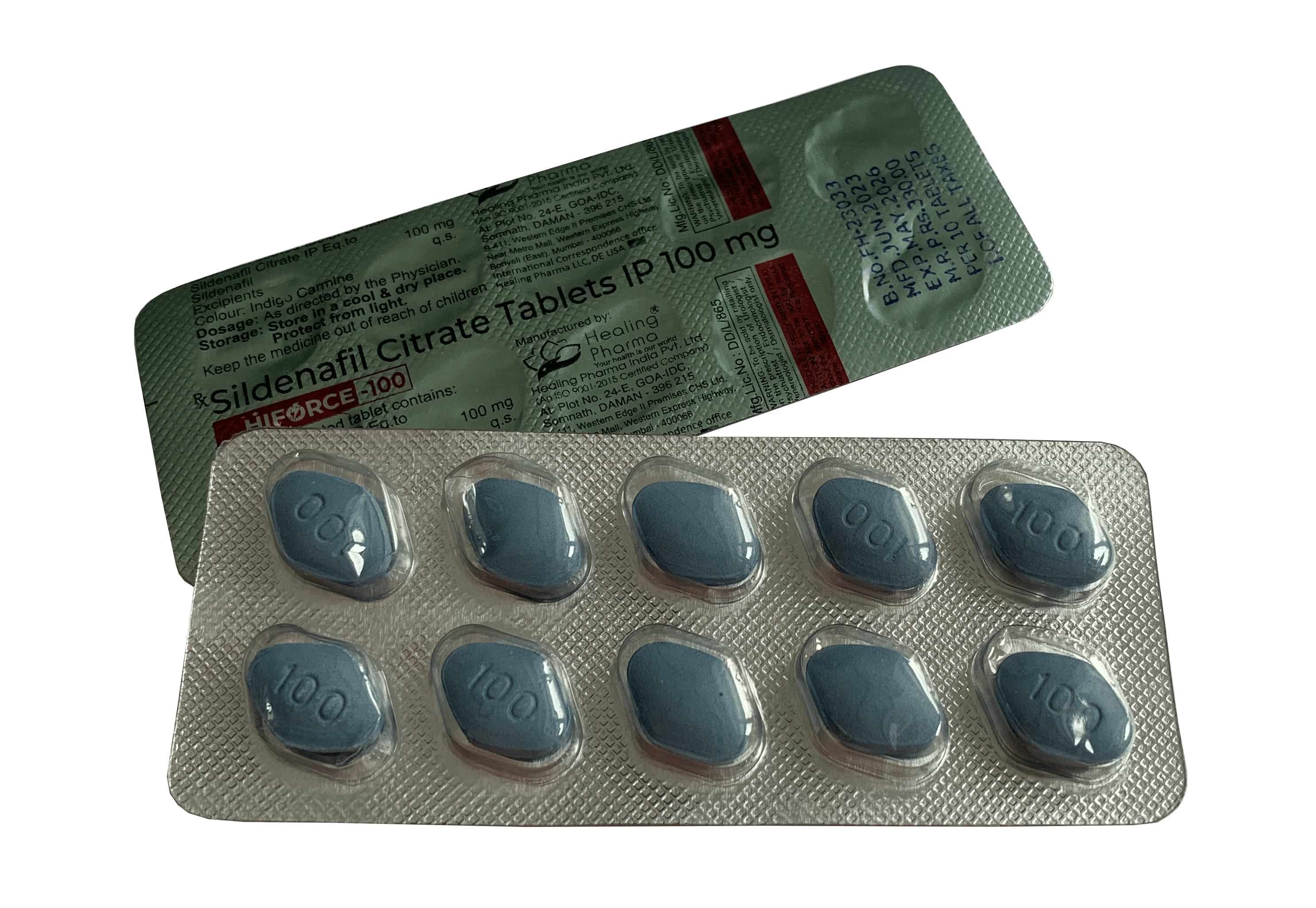 Confezionamento delle compresse di Viagra