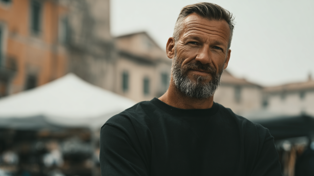 Uomo sano e sicuro di sé